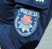 Emblemat na mundurze Komendy Powiatowej Policji w Siemiatyczach
