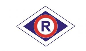 Logo ruchu drogowego.