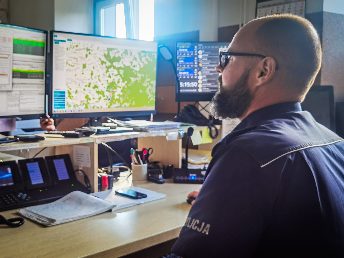 Dyżurny siemiatyckiej Policji uratował życie kobiety