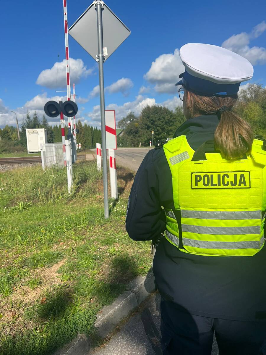 Policja w Siemiatycach przeprowadziła akcję 'Bezpieczny przejazd'